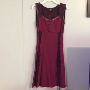 Nwt unique Coline dress with lace up sides